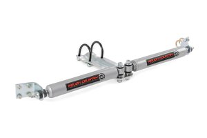 Dodge Ram 1500 Steering Stabilizer - Rough Country - Dual, 2-8 Inch Lift - '94-'99